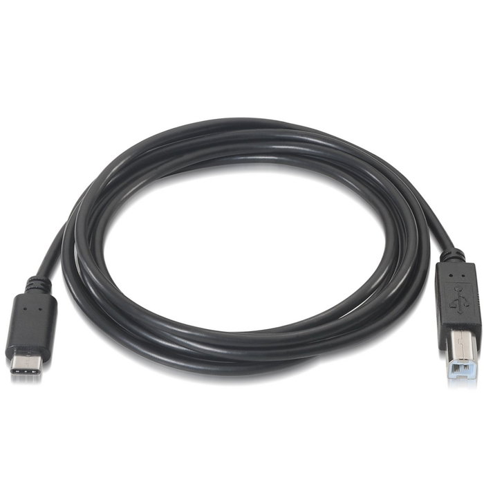 Aisens Cable USB 2.0 USB-C a USB-B, 1m, Negro Aisens Cable USB 2.0 USB-C a USB-B, 1m, Negro
